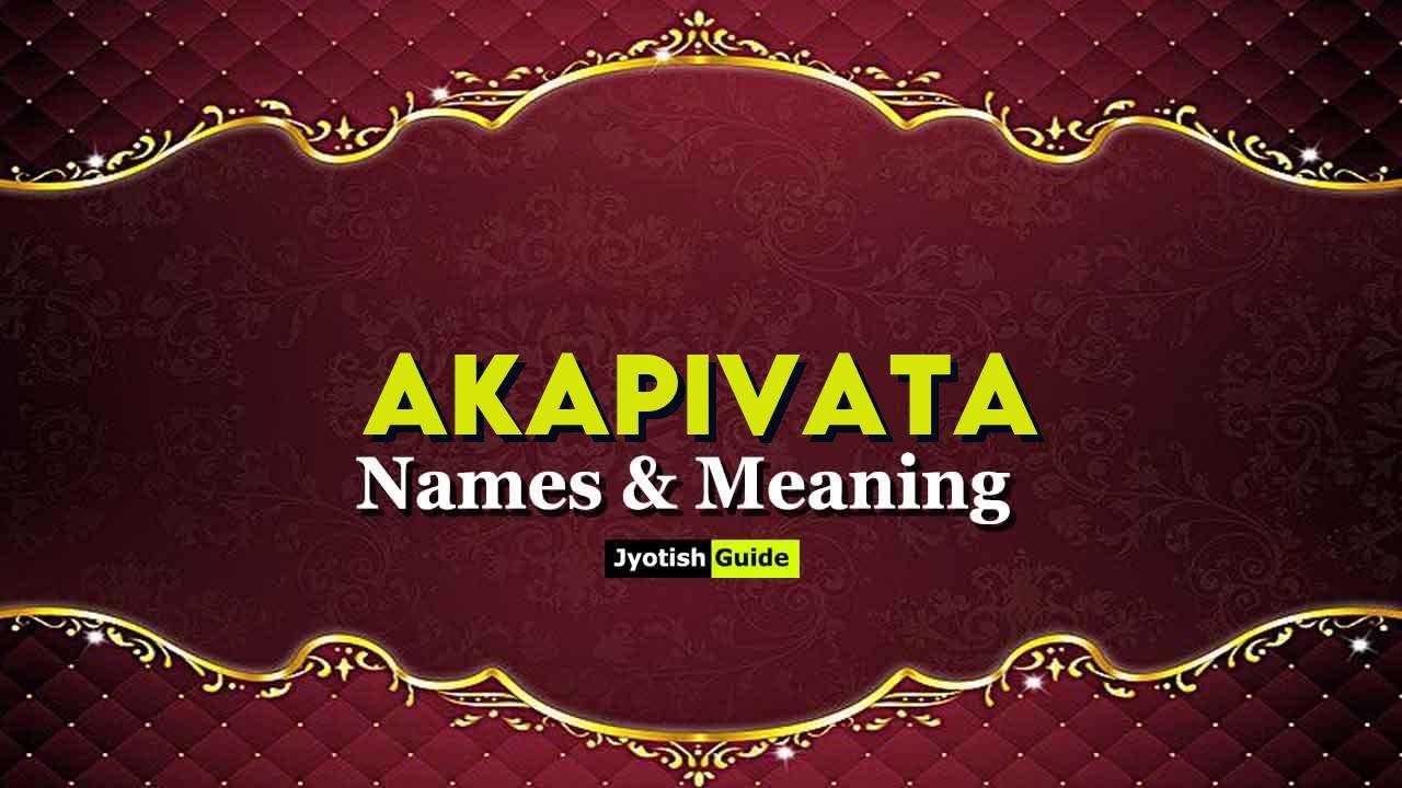 akapivata name meaning