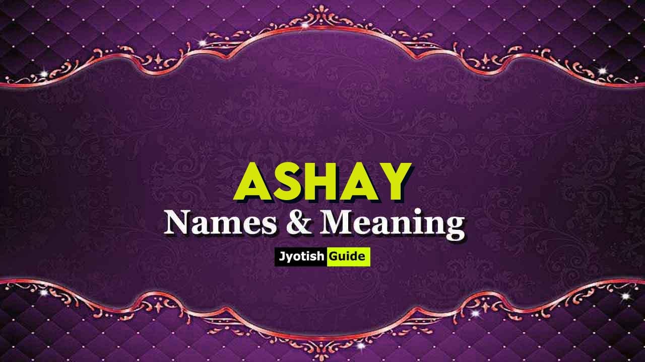 ashay name meaning