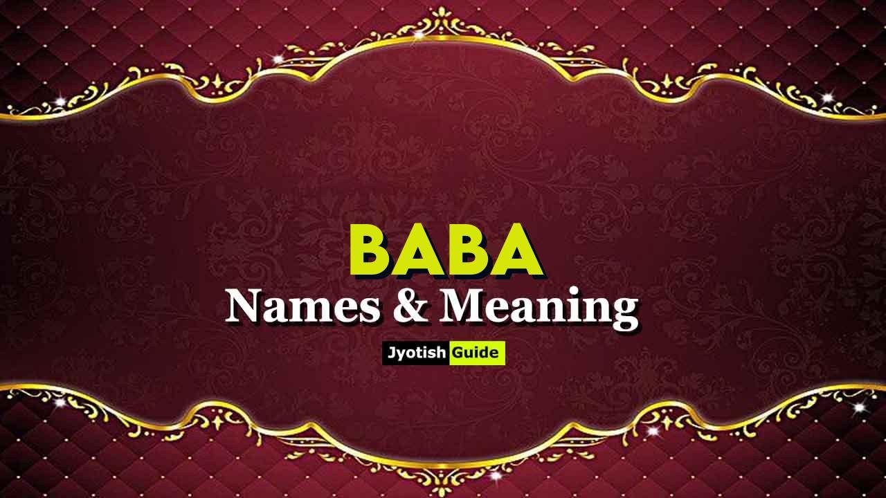 baba name meaning