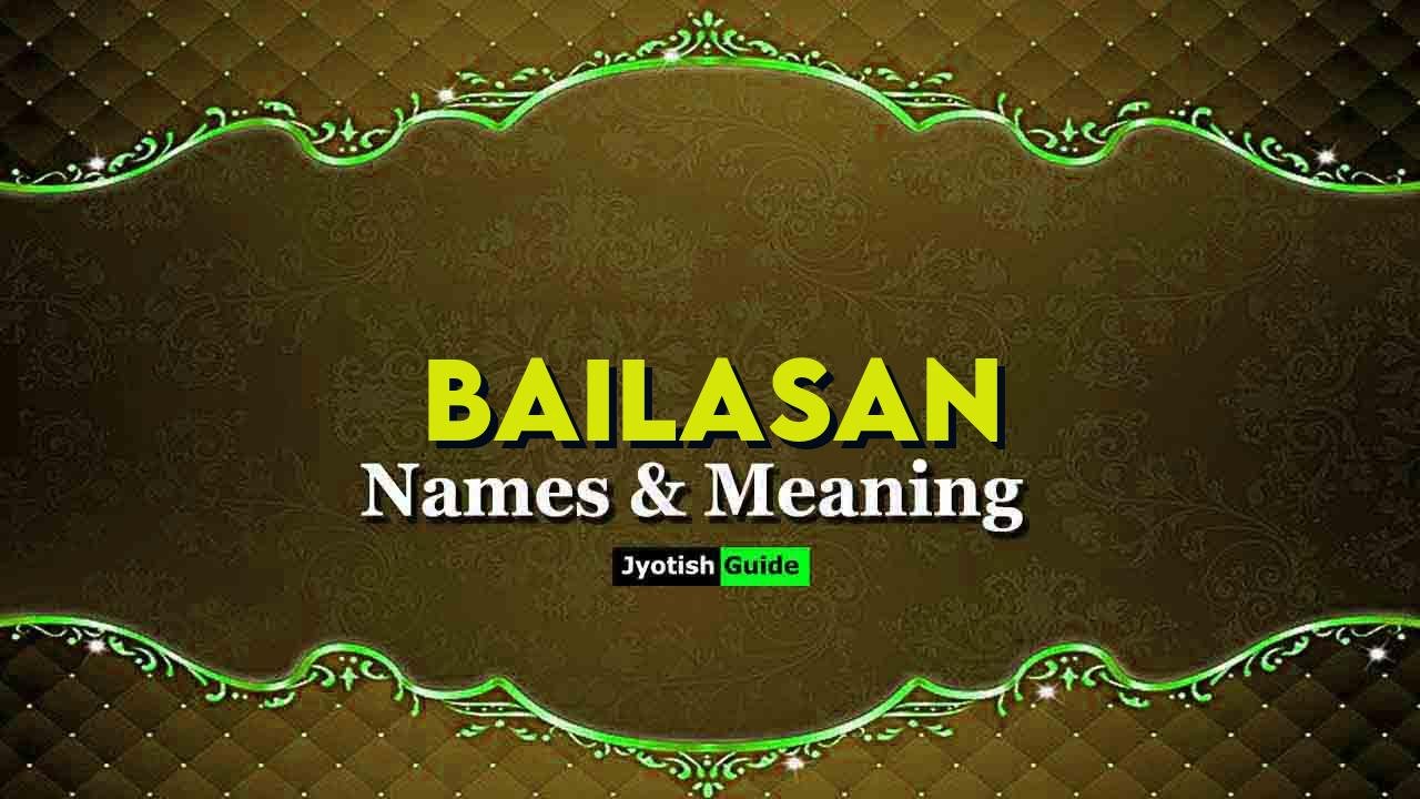 bailasan name meaning