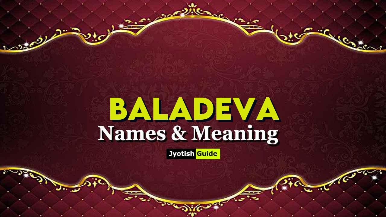 baladeva name meaning