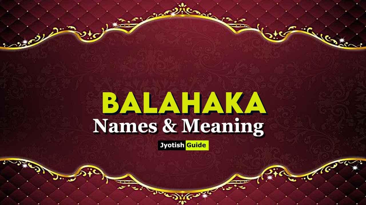balahaka name meaning