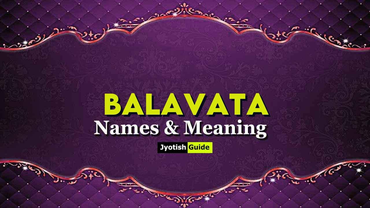 balavata name meaning