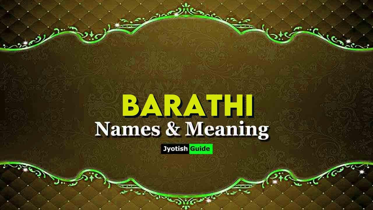 barathi name meaning