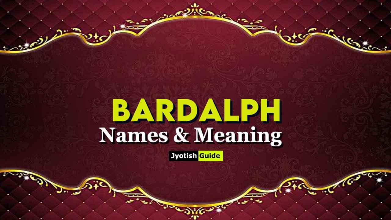 bardalph name meaning