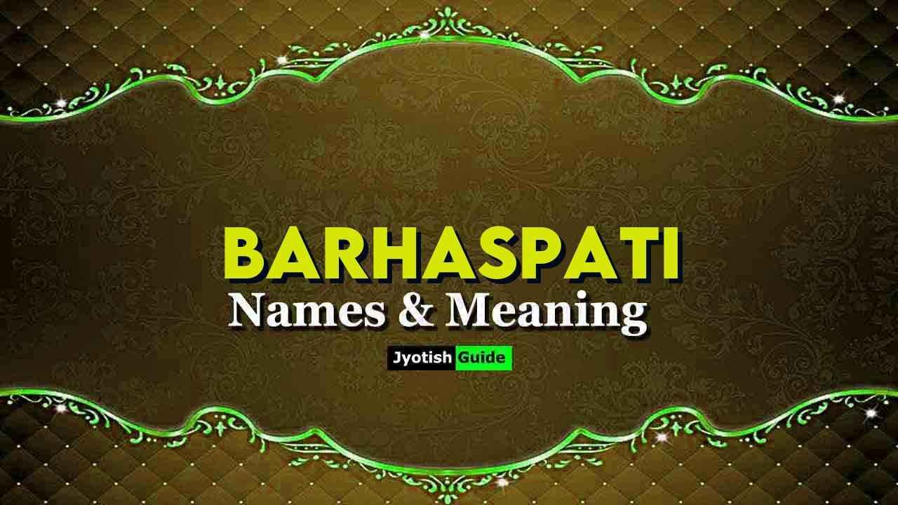 barhaspati name meaning