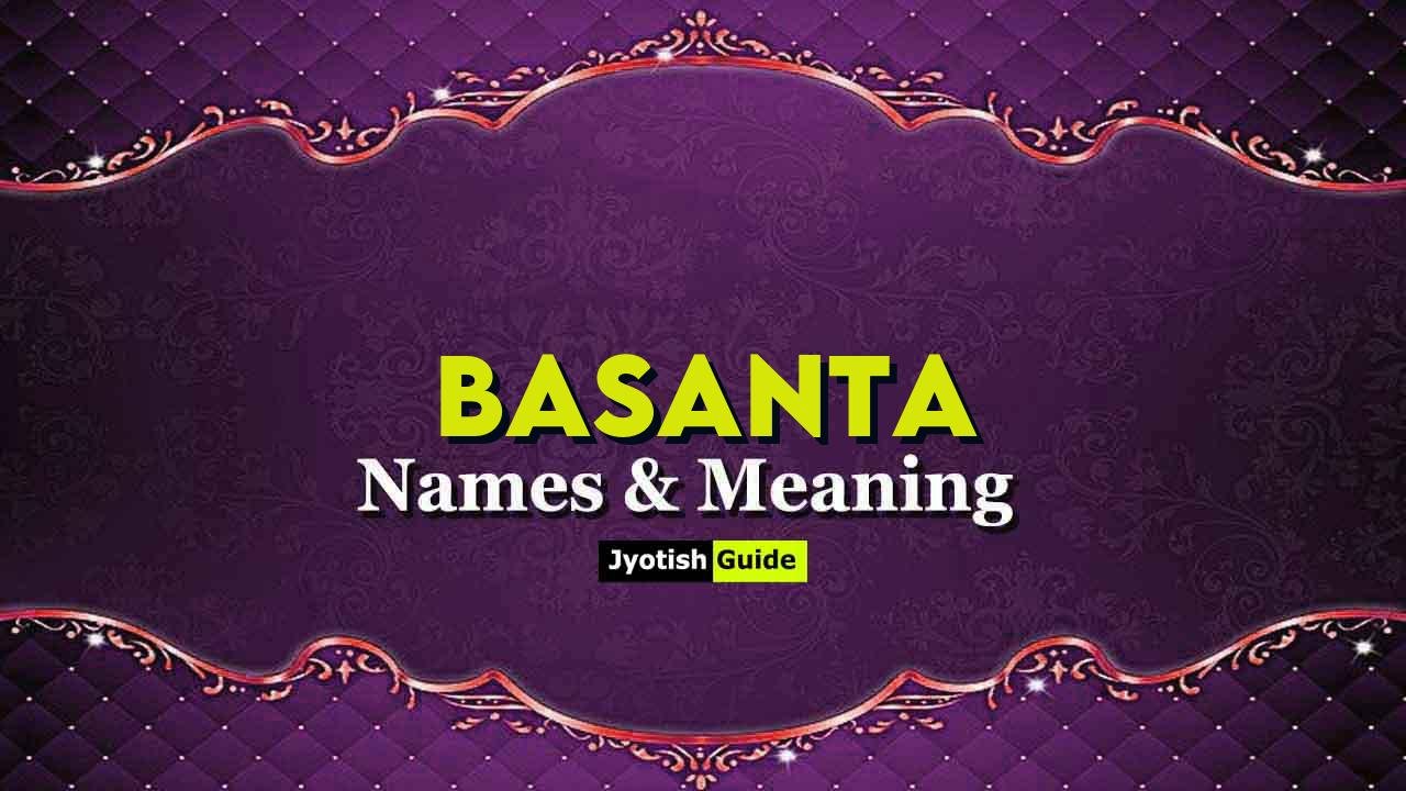 basanta name meaning
