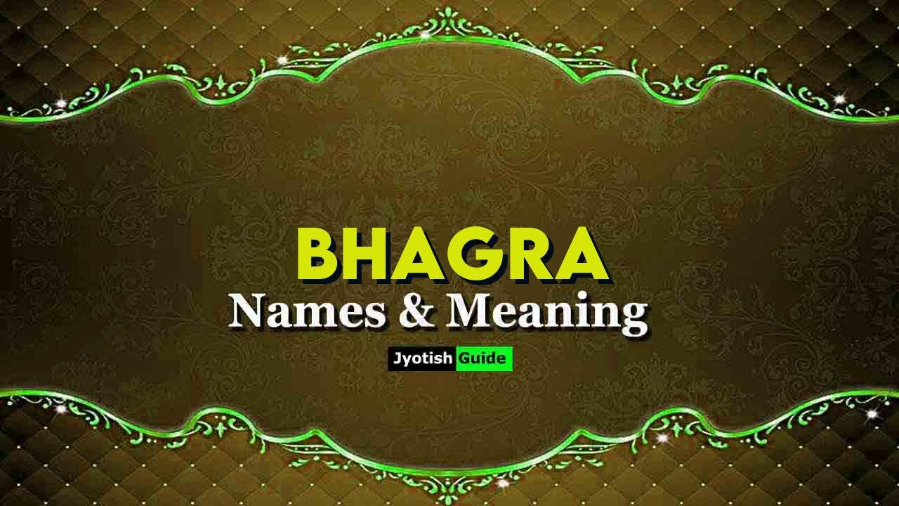 bhagra name meaning