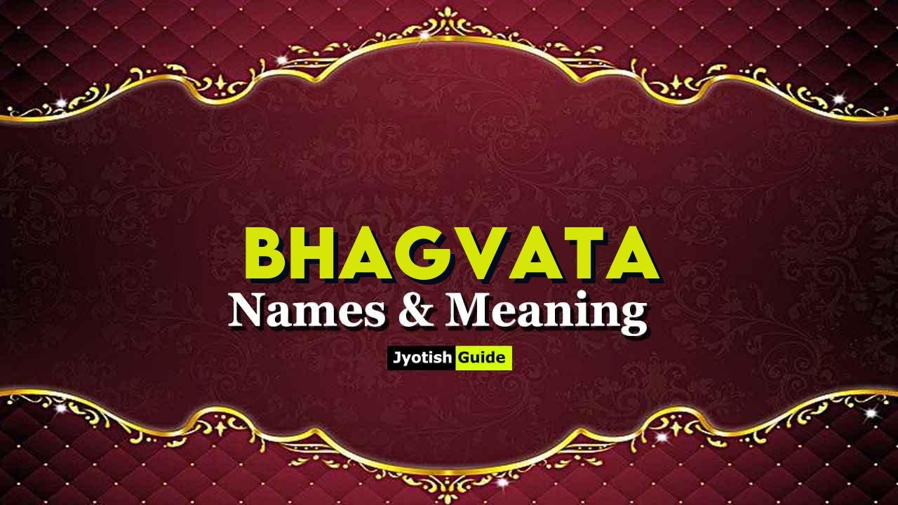 bhagvata name meaning