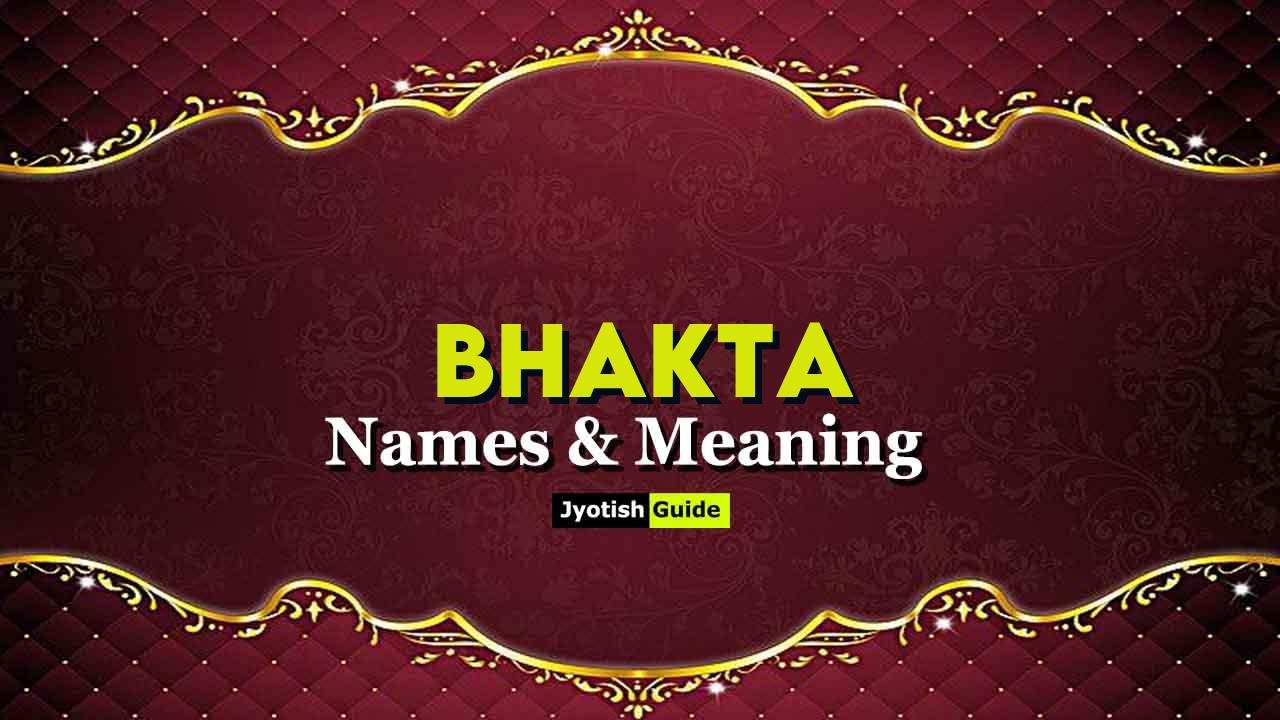 bhakta name meaning