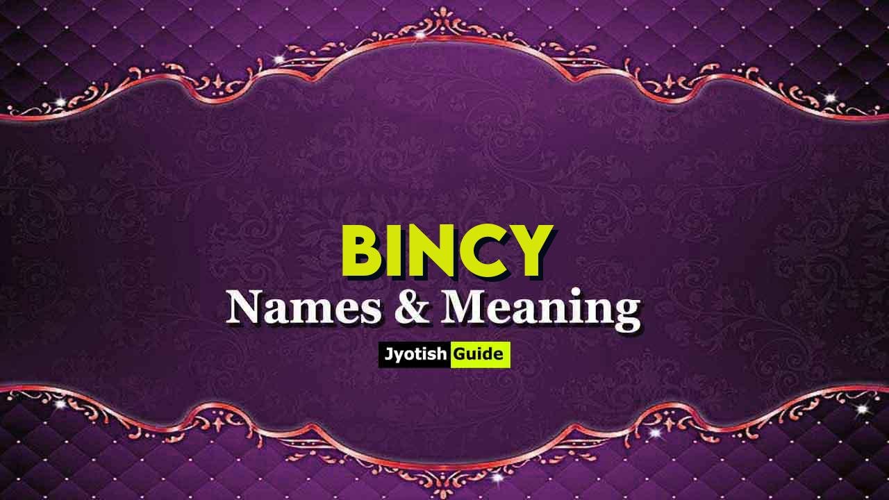 bincy name meaning