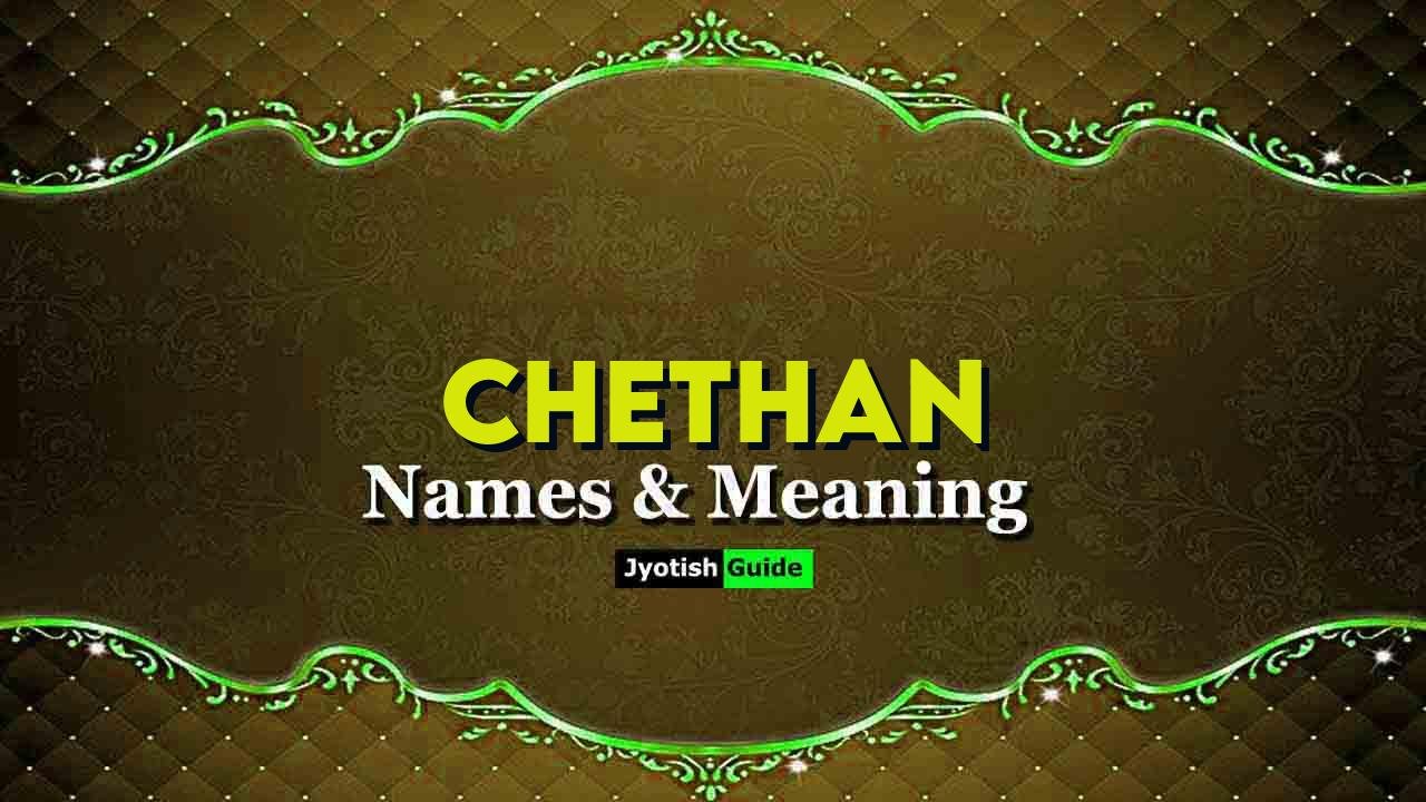 chethan name meaning
