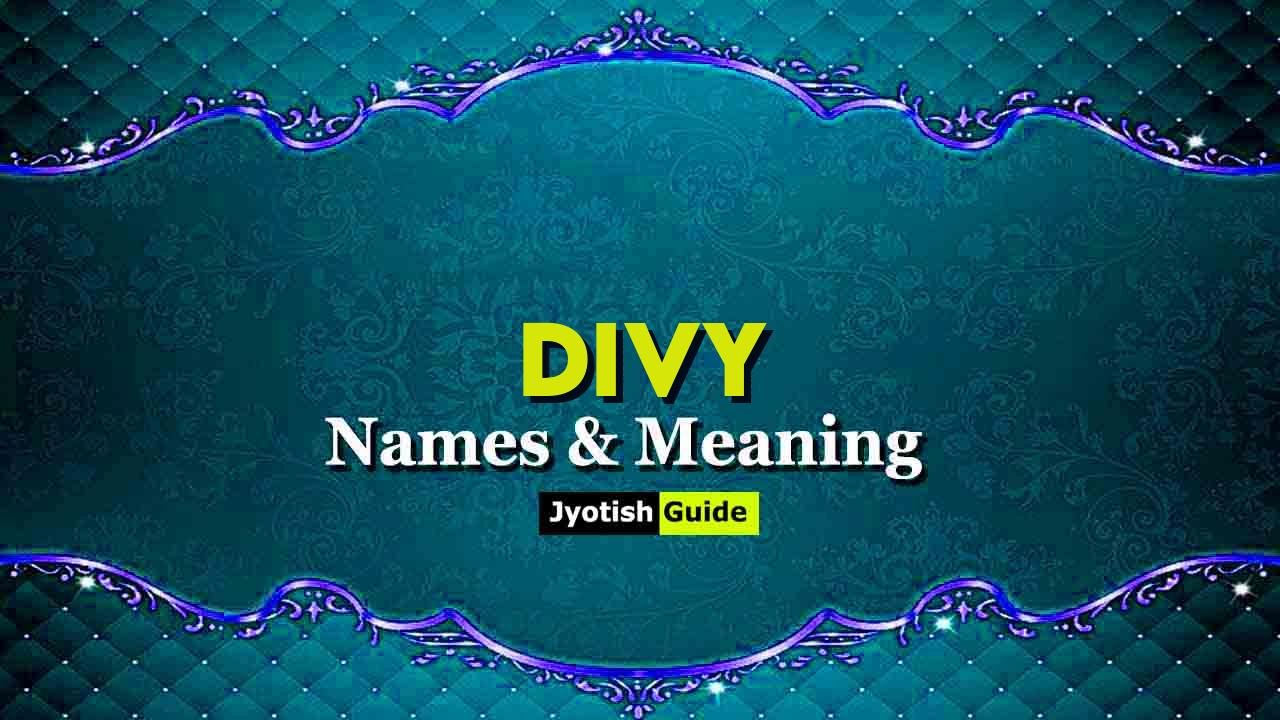 divy name meaning
