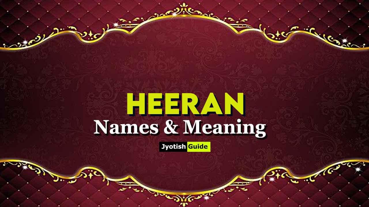 heeran name meaning