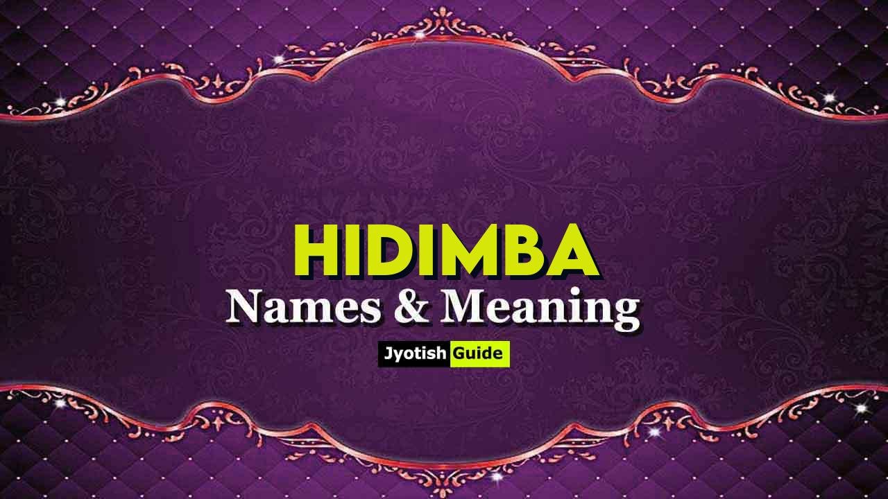hidimba name meaning