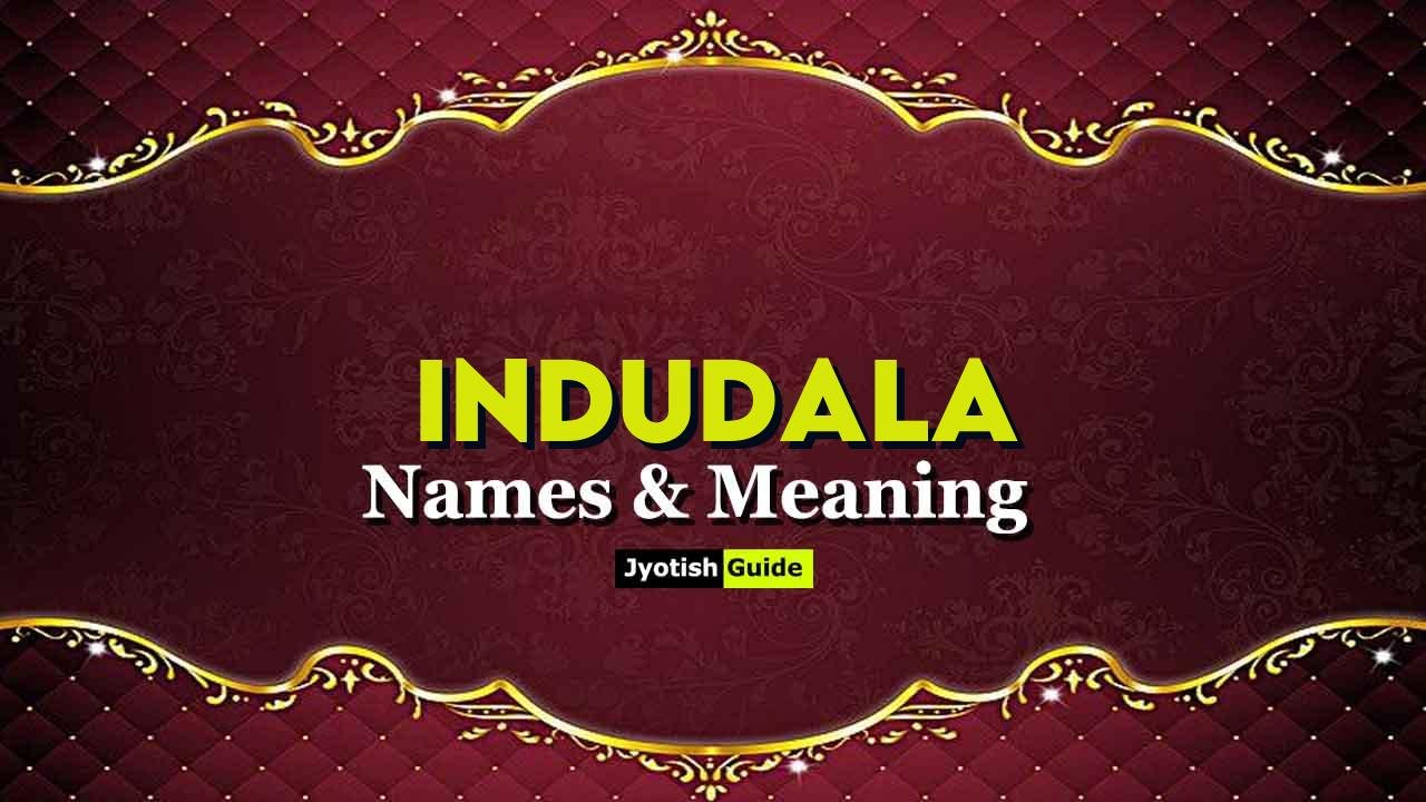 indudala name meaning