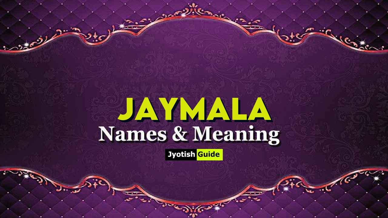 jaymala name meaning