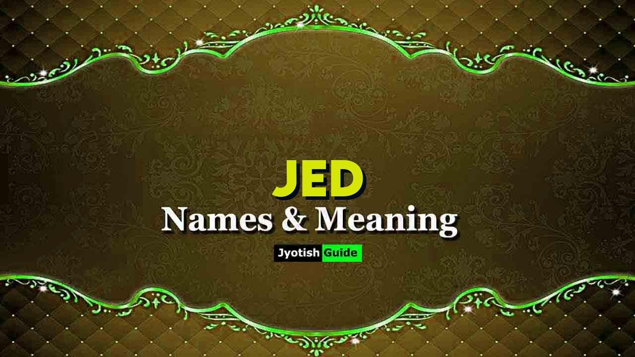 jed name meaning