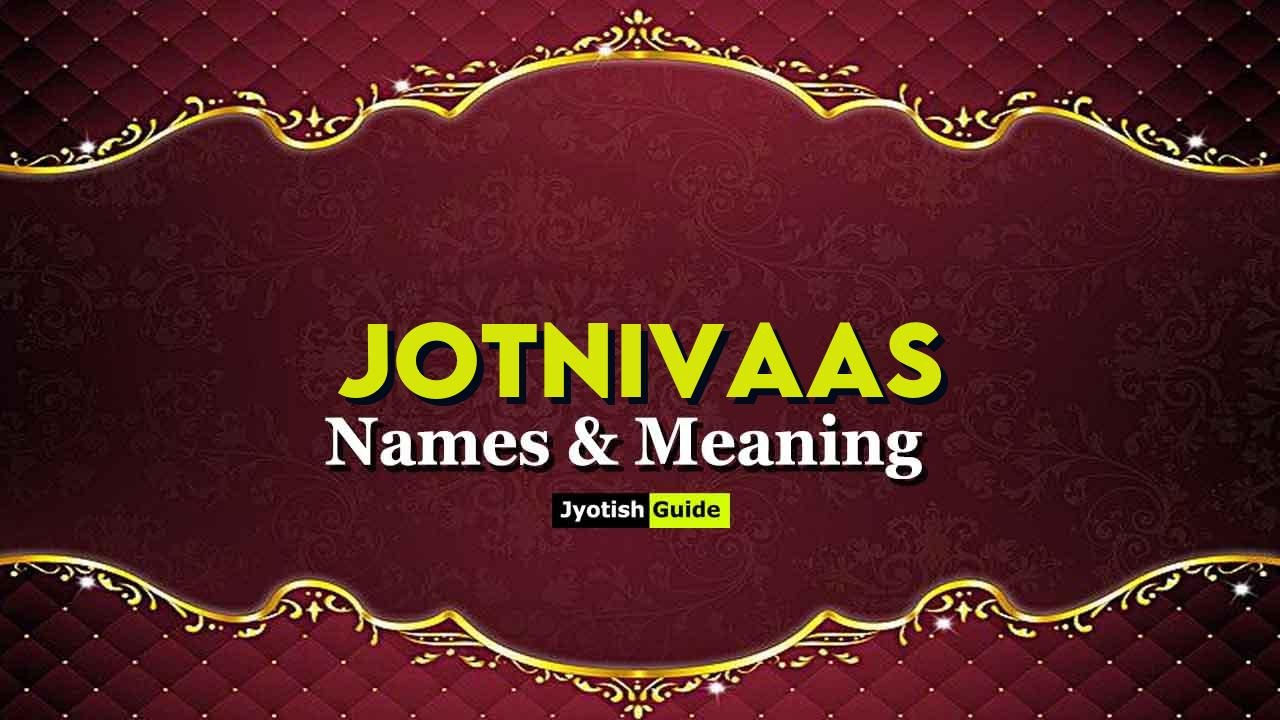 jotnivaas name meaning