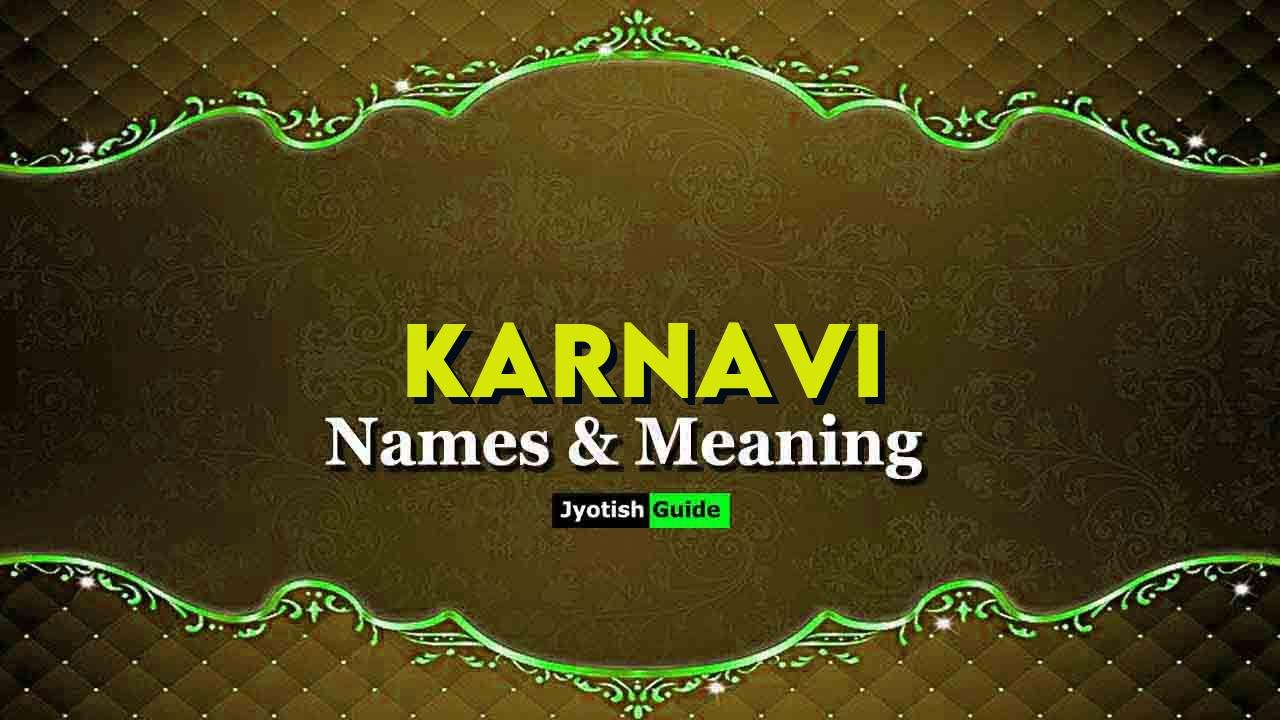 karnavi name meaning