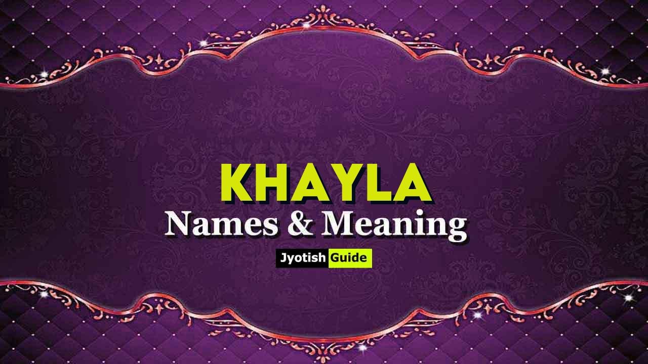 khayla name meaning