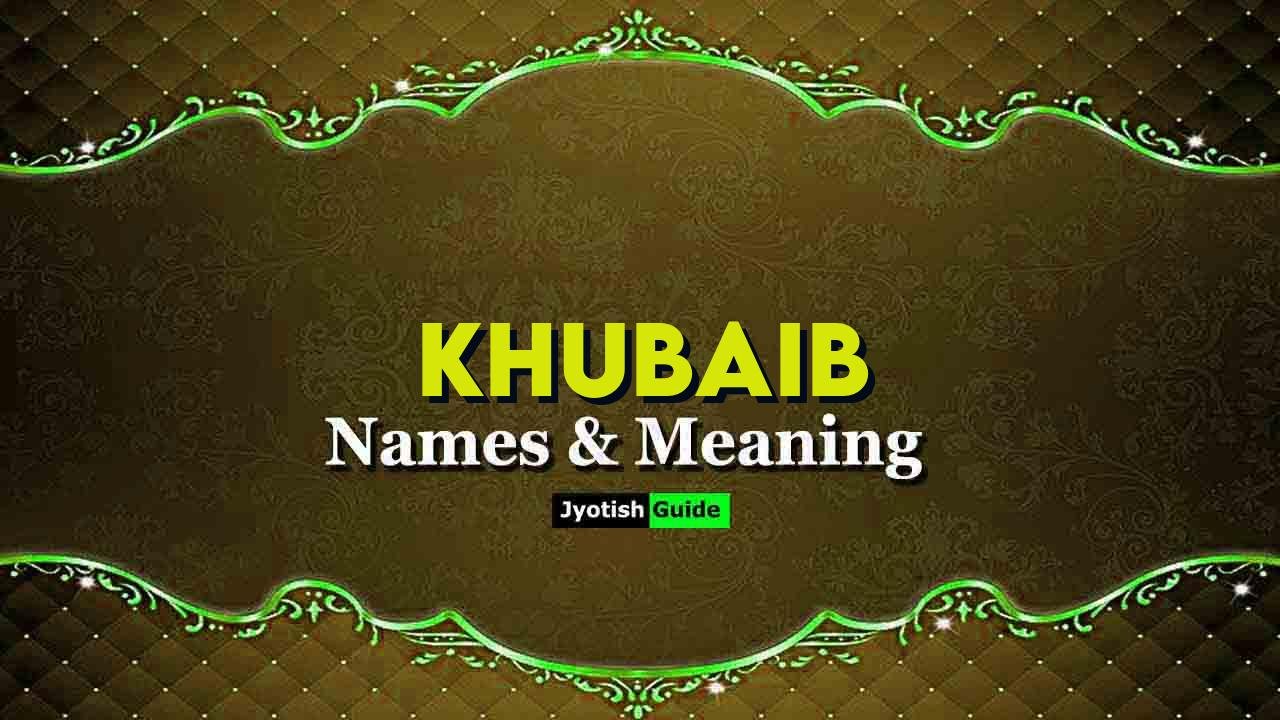 khubaib name meaning