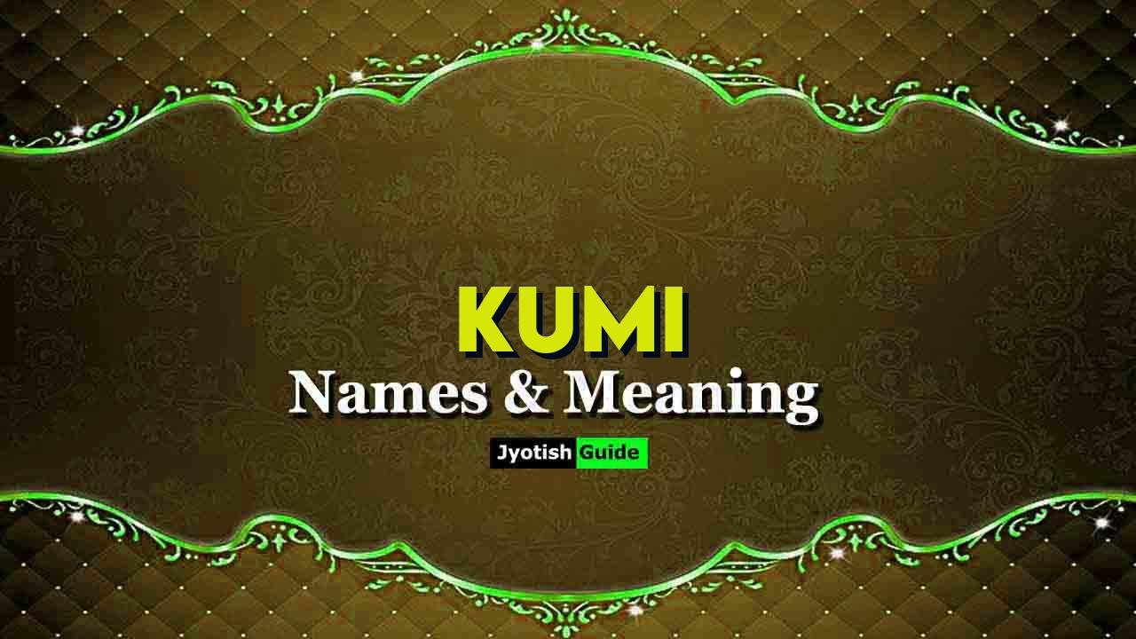 kumi name meaning