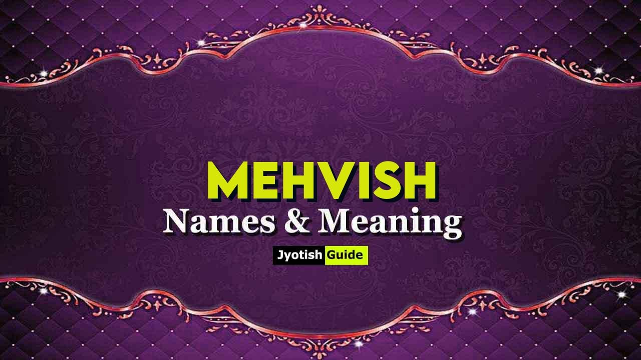 mehvish name meaning