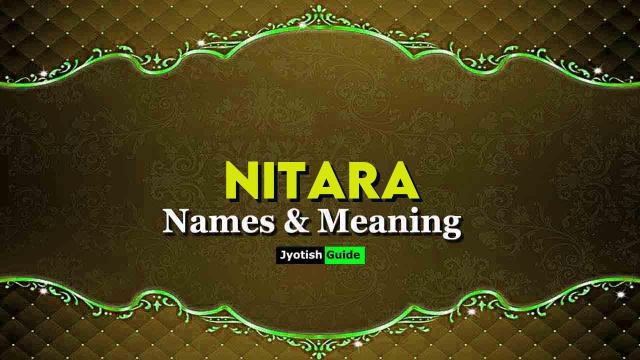 nitara name meaning