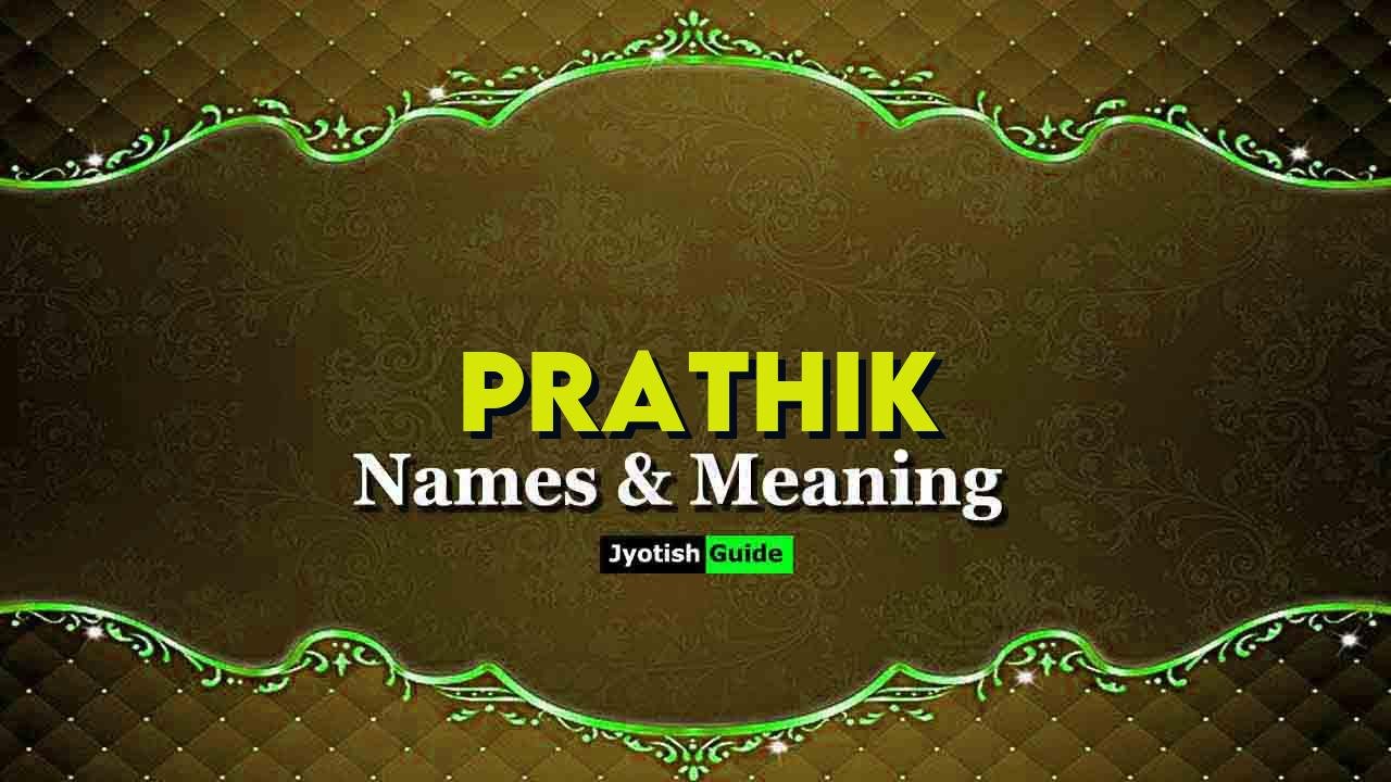 prathik name meaning