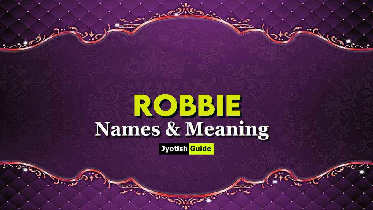 robbie name meaning
