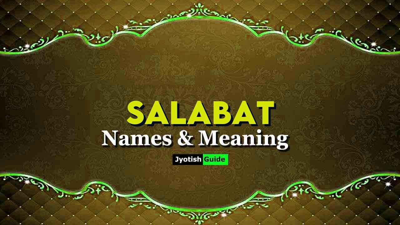 salabat name meaning