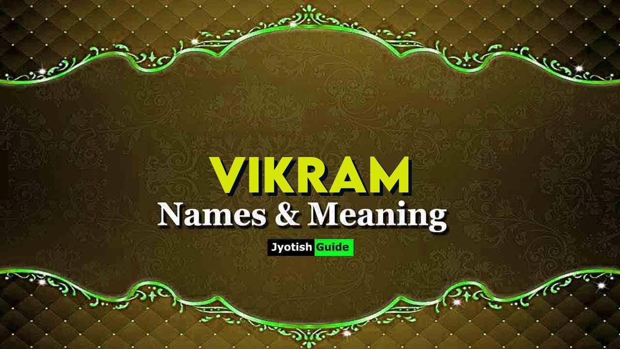 vikram name meaning
