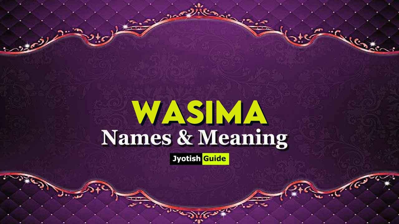 wasima name meaning