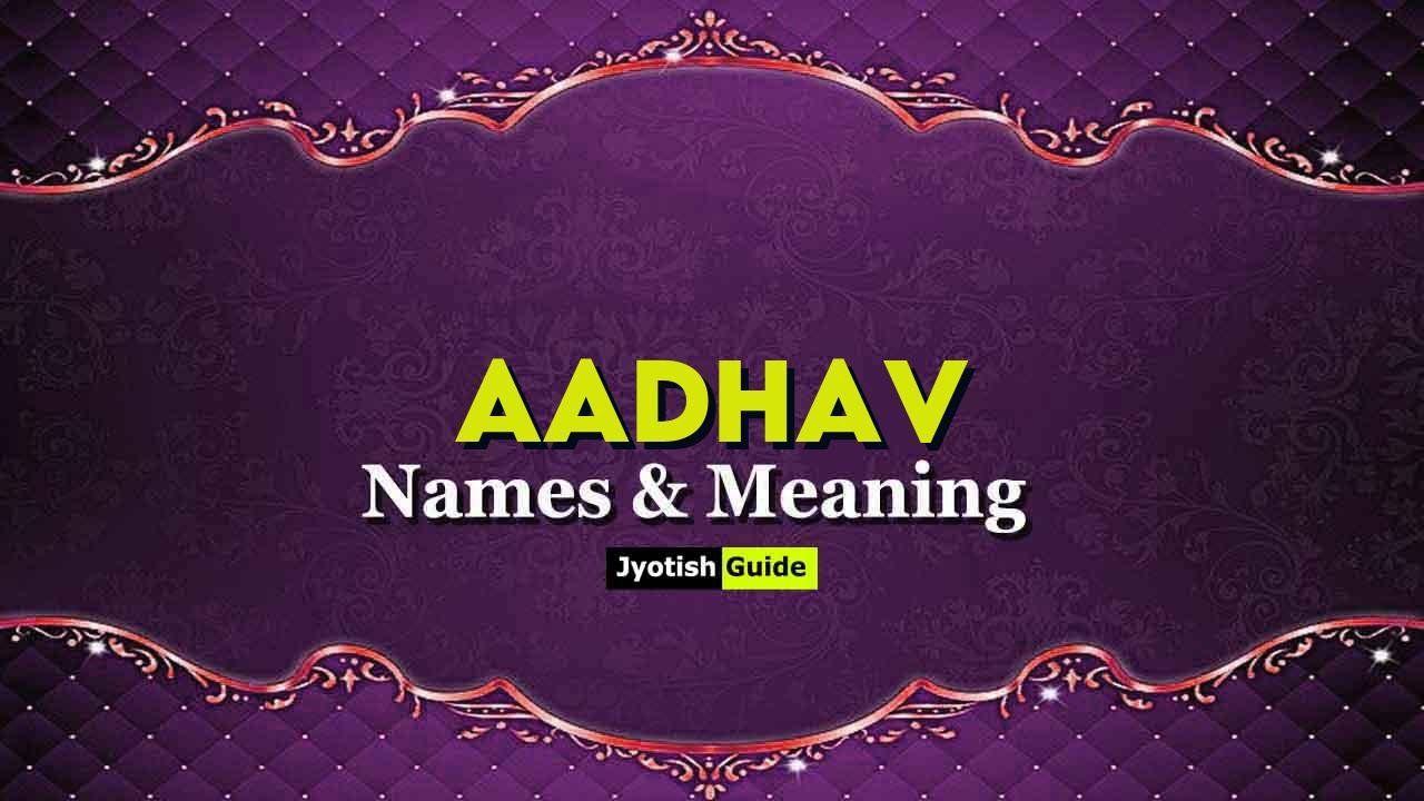 aadhav name meaning