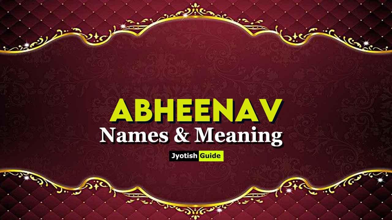 abheenav name meaning