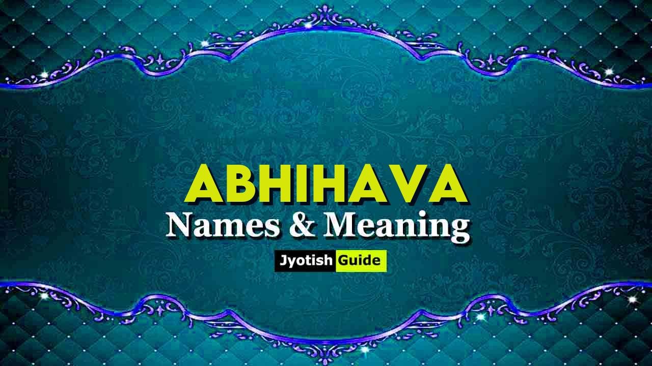 abhihava name meaning