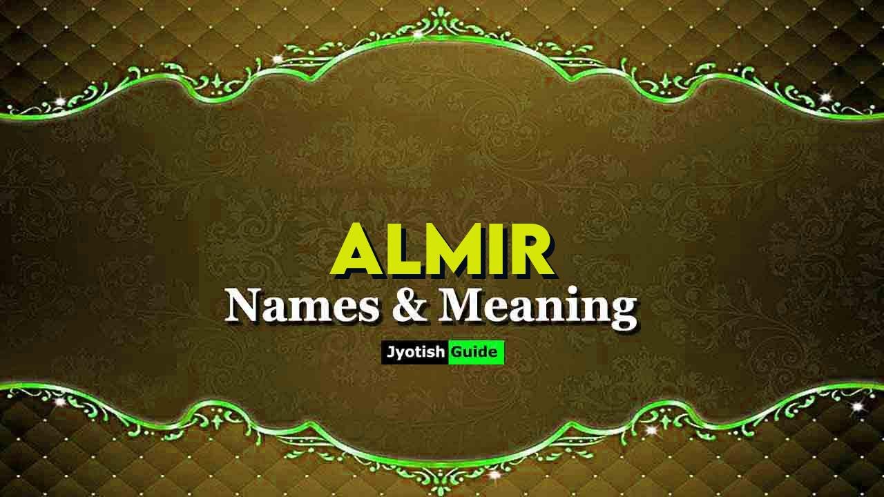 almir name meaning