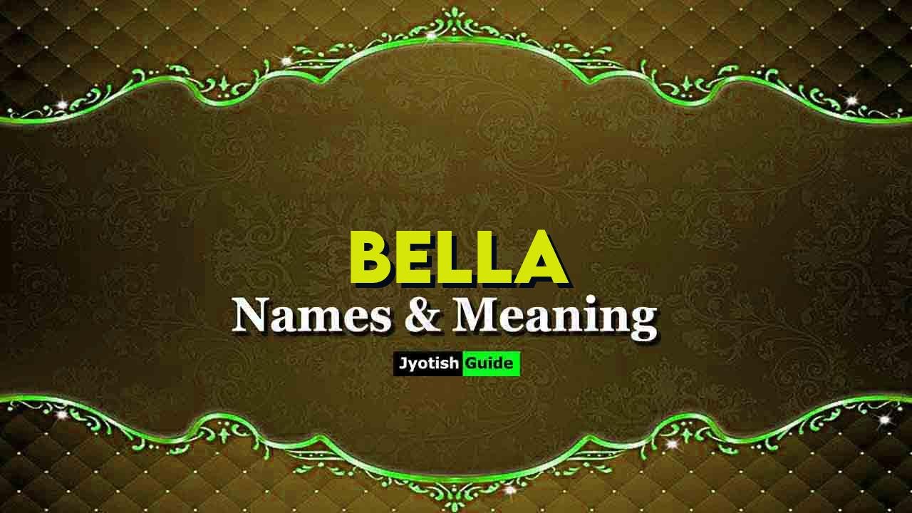 bella name meaning