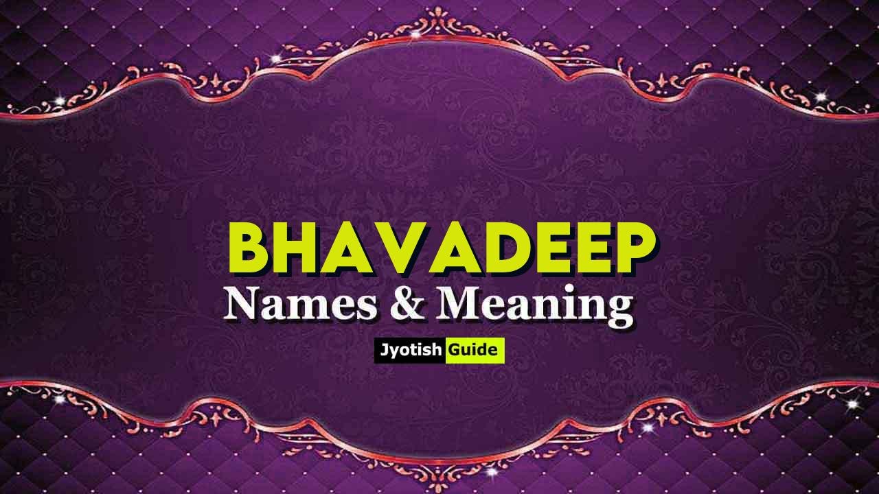 bhavadeep name meaning