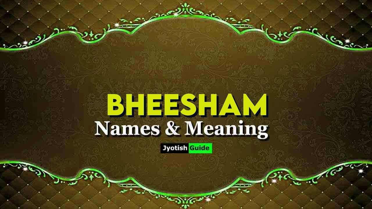bheesham name meaning
