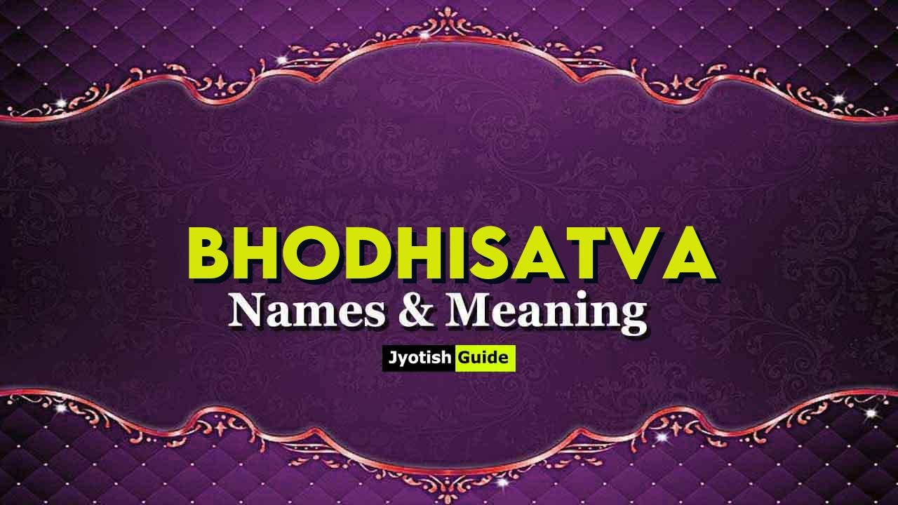 bhodhisatva name meaning