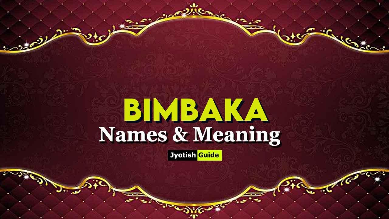 bimbaka name meaning