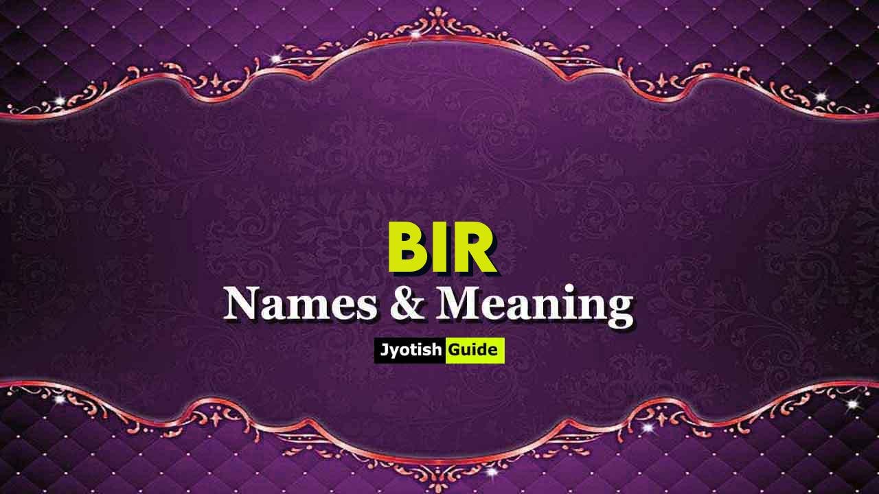 bir name meaning