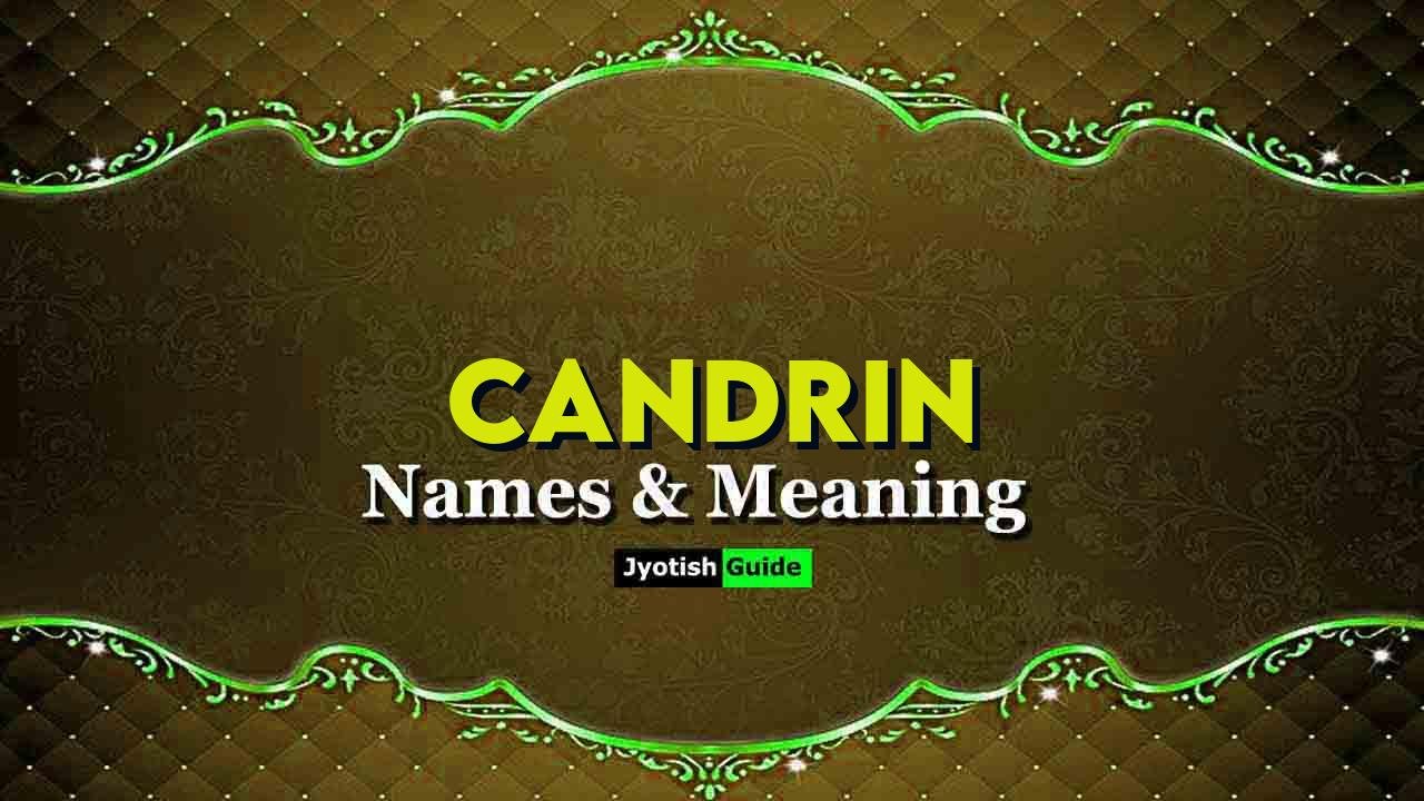 candrin name meaning