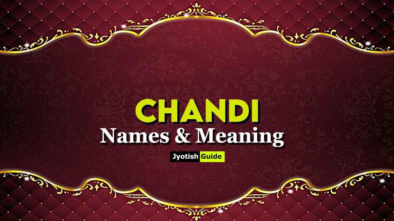 chandi name meaning