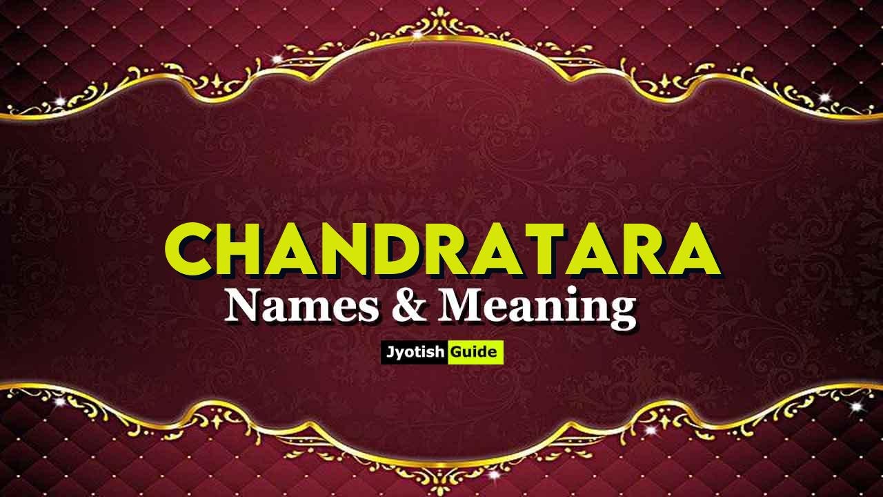 chandratara name meaning