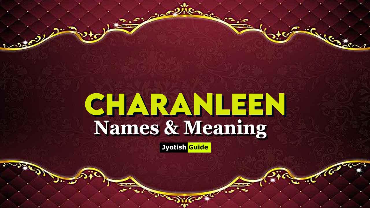 charanleen name meaning