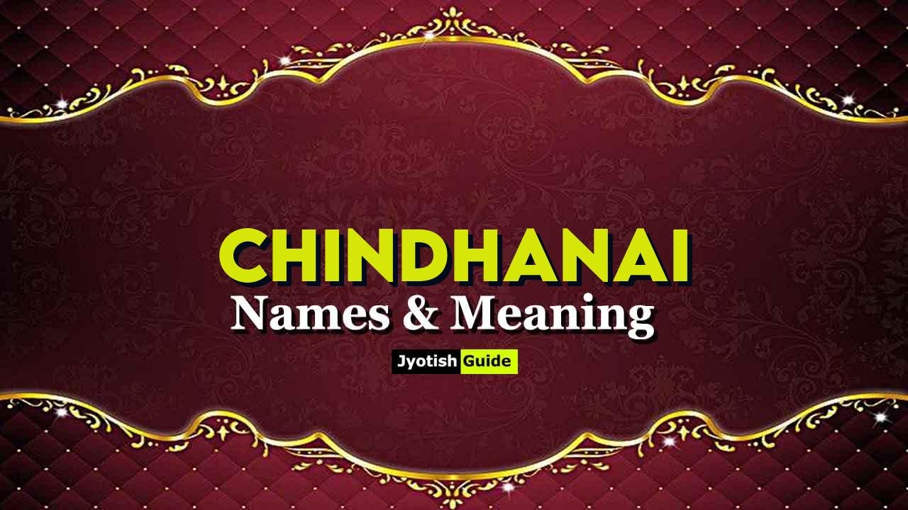 chindhanai name meaning