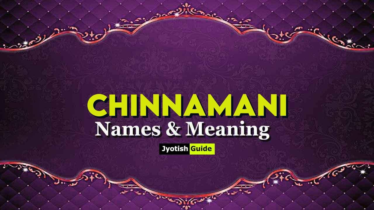 chinnamani name meaning